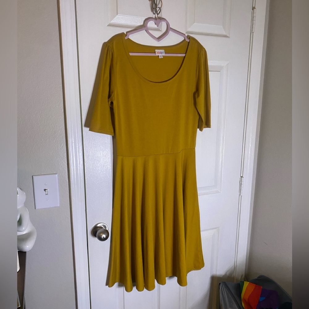 Yellow Midi Dress